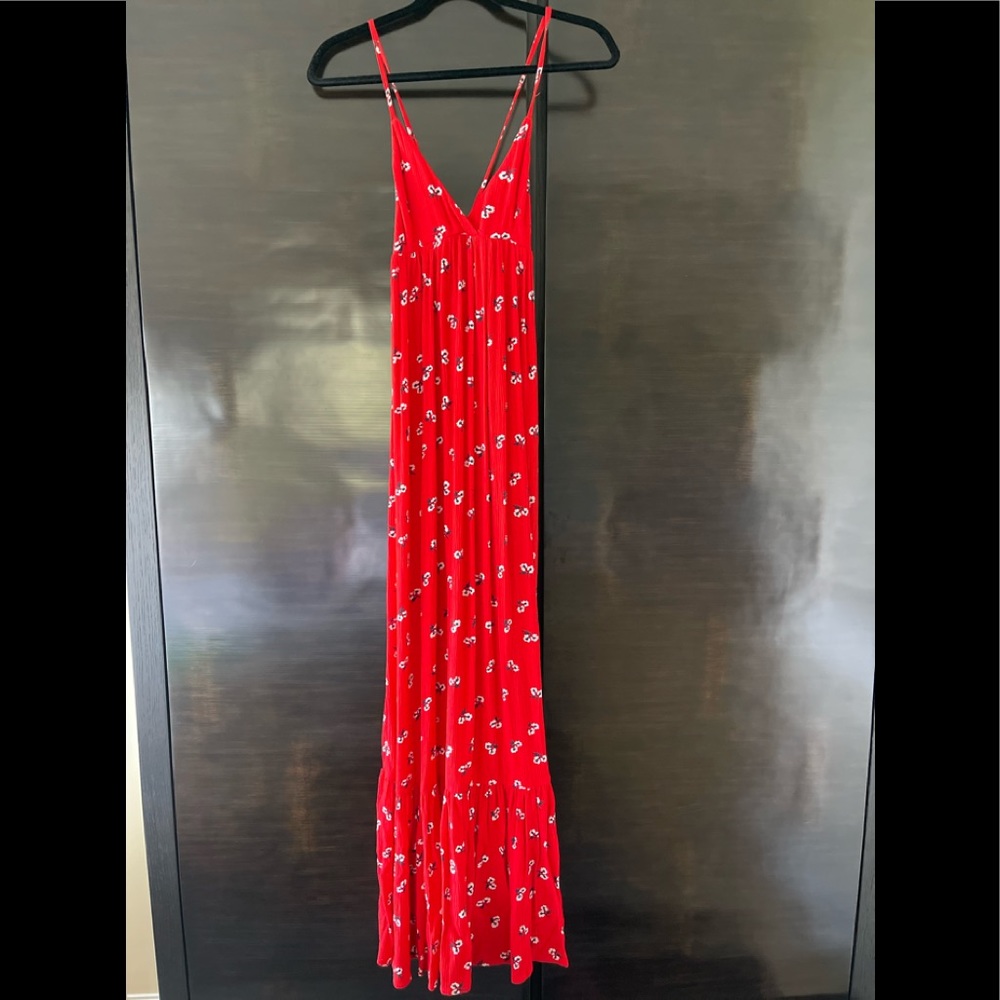 Billabong red maxi dress
